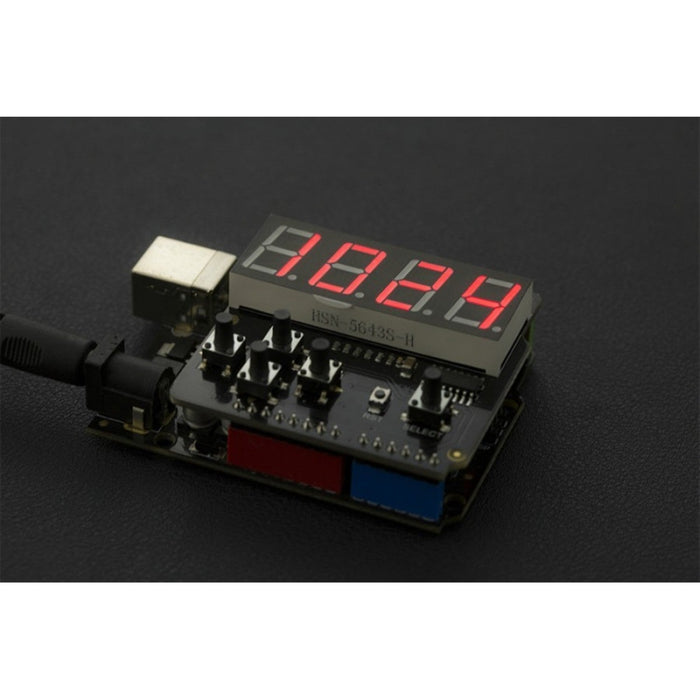 7 Segment LED Keypad Shield For Arduino
