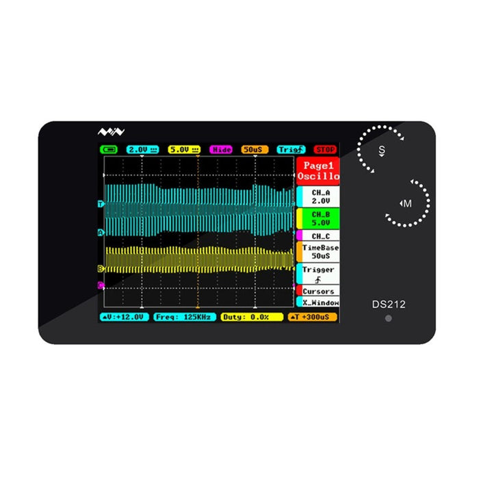 DS212- Portable 2-CH Open Source Oscilloscope