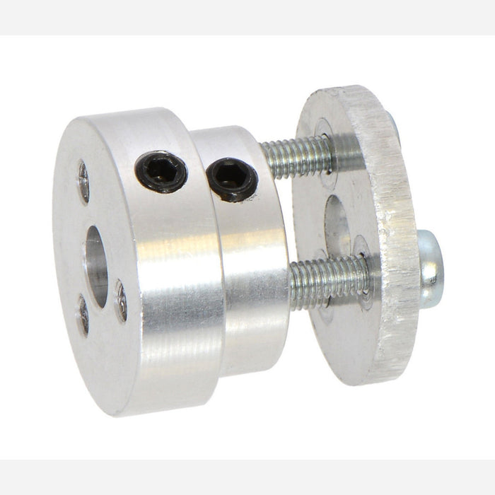 Pololu Aluminum Scooter Wheel Adapter for 1/4 Shaft