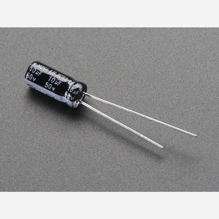 10uF 50V Electrolytic Capacitors - Pack of 10