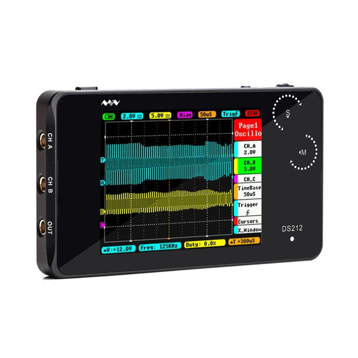 DS212- Portable 2-CH Open Source Oscilloscope