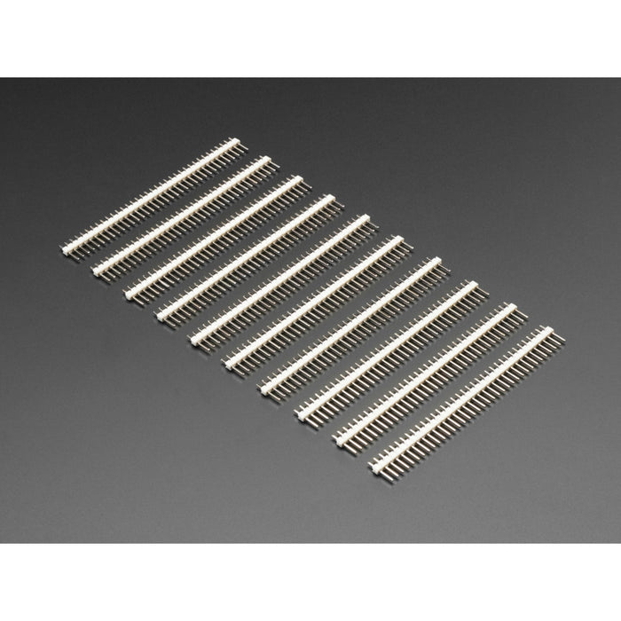 Break-away 0.1 36-pin strip male header - White - 10 pack