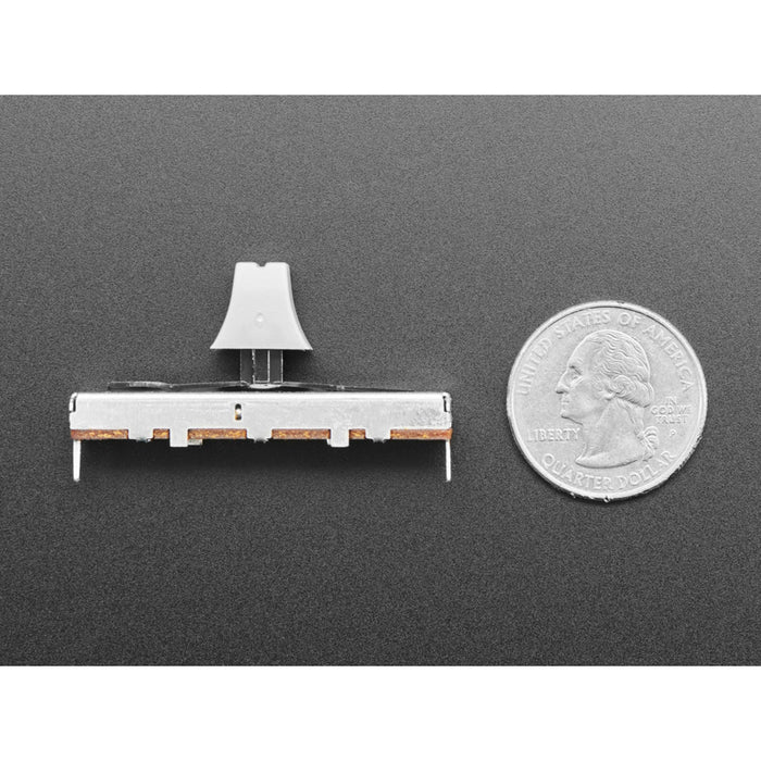 Slide Potentiometer with Plastic Knob - 45mm Long - 10KΩ