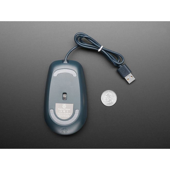 Official Raspberry Pi USB Optical Mouse - Black and Gray