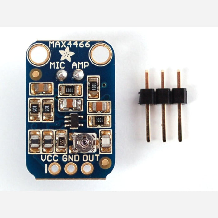 Electret Microphone Amplifier - MAX4466 with Adjustable Gain