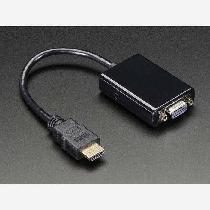 HDMI to VGA Video Adapter and 3.5mm Male/Male Stereo Cable
