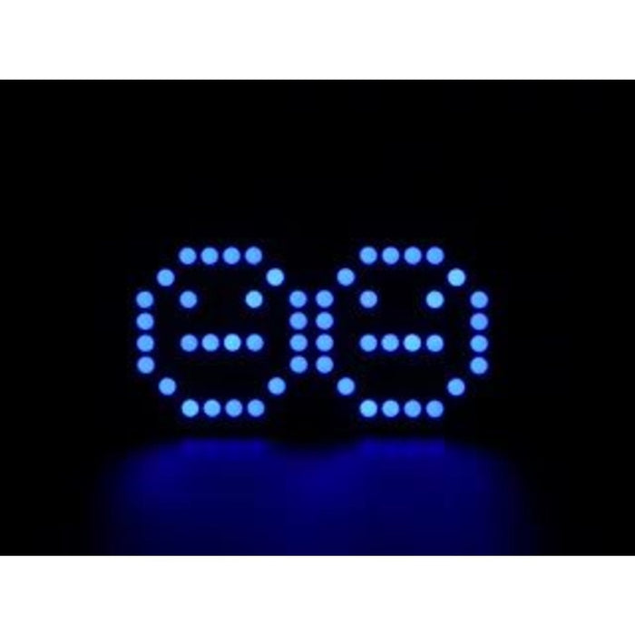 Adafruit 0.8 8x16 LED Matrix FeatherWing Display Kit - Blue