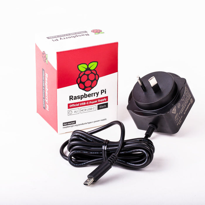 Raspberry Pi Power Supply USB-C 5V 15W (Black)