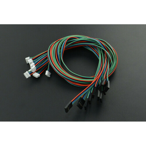 Gravity: 4Pin I2C/UART Sensor Cable for Arduino - 50cm (10 Pack)