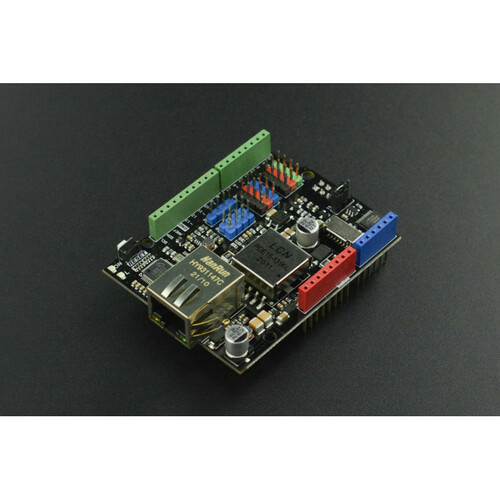 Ethernet and PoE Shield for Arduino - W5500 Chipset