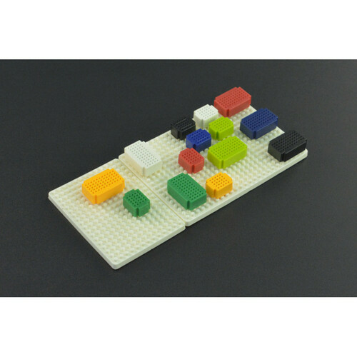 Multi-color Block Building Breadboard Kit