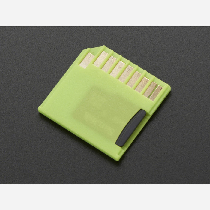 Green Shortening microSD adapter for Raspberry Pi  Macbooks