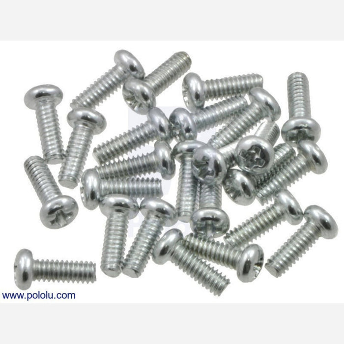 Machine Screw: #2-56, 1/4 Length, Phillips (25-pack)