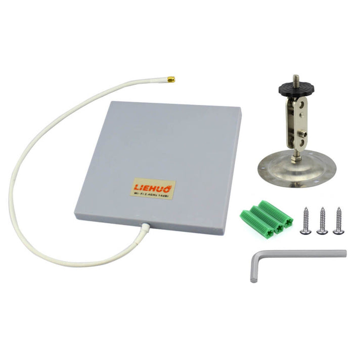 2.4GHz 14dbi Directional Panel Antenna kit for WiFi Router