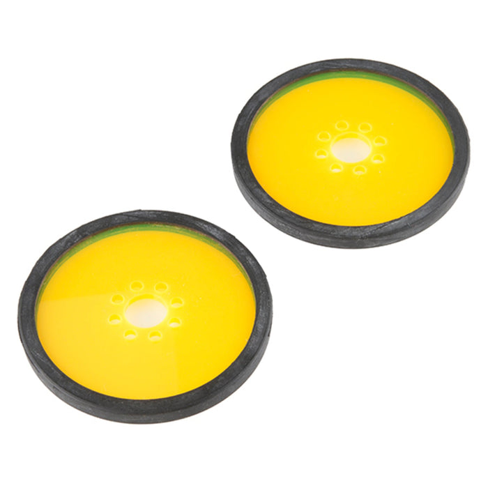 Precision Disc Wheel - 3 (Clear Yellow, 2 Pack)