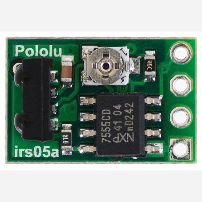 Pololu 38 kHz IR Proximity Sensor, Fixed Gain, Low Brightness (irs05a)