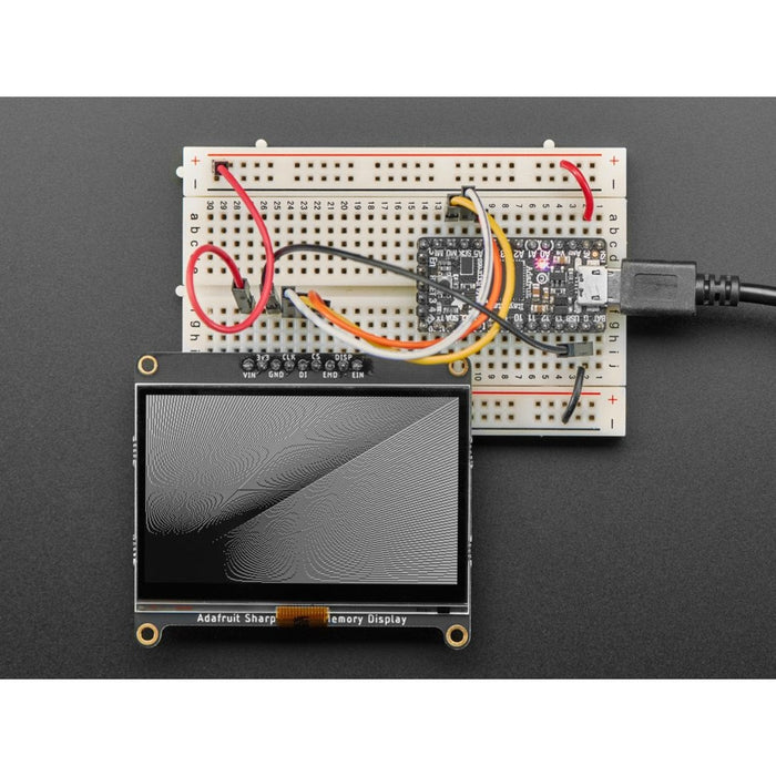 Adafruit SHARP Memory Display Breakout - 2.7 400x240 Monochrome