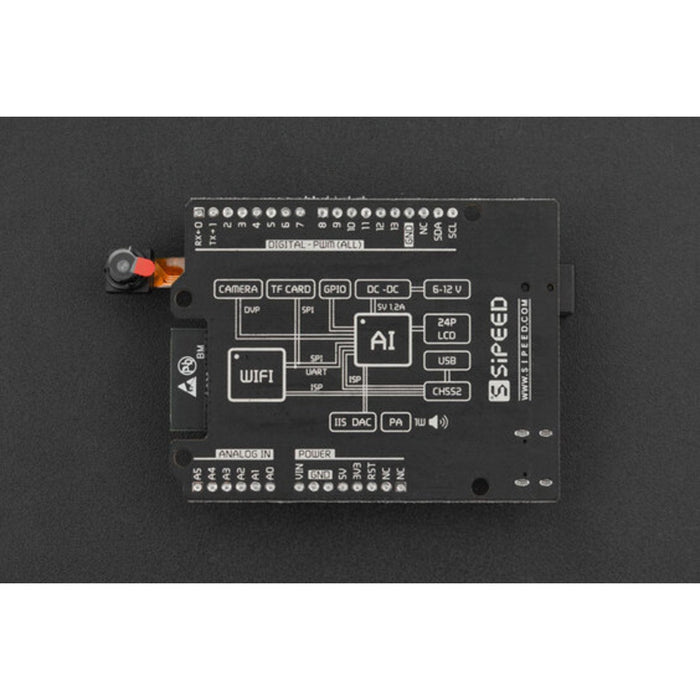 Maixduino AI Development Board(OV2640)K210 RISC-V AI+lOT ESP32