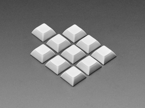 Dark Gray DSA Keycaps for MX Compatible Switches - 10 pack
