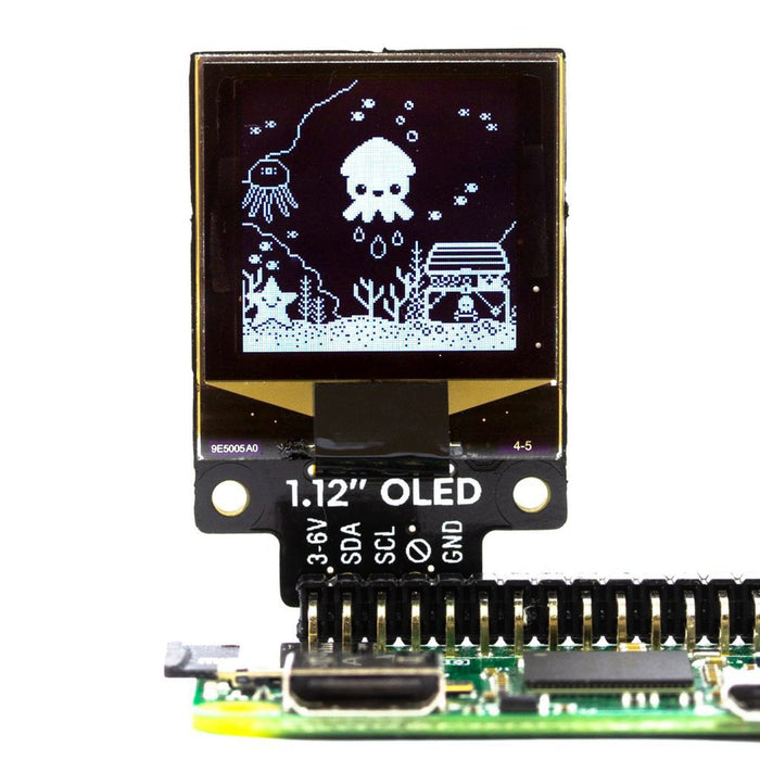 1.12 Mono OLED (128x128, white/black) Breakout