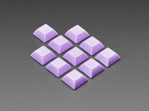 Lavender DSA Keycaps for MX Compatible Switches - 10 pack