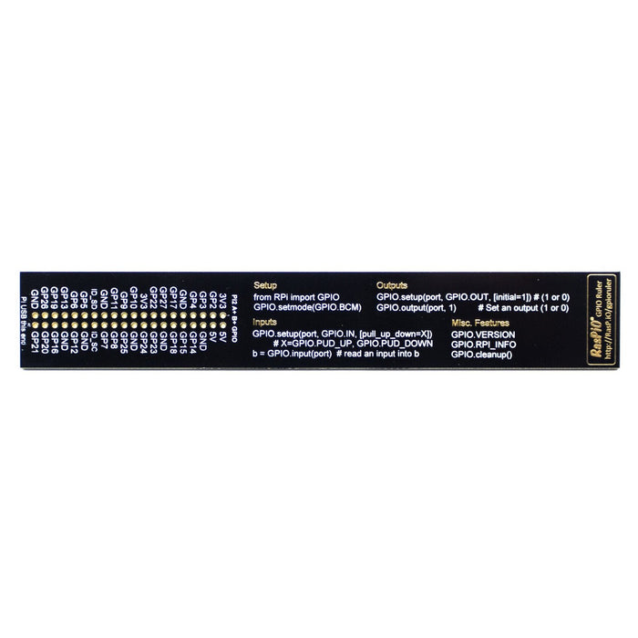 RasPiO® GPIO Ruler