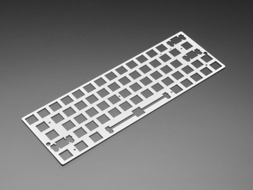 Anodized Aluminum Metal Keyboard Plate for 60% / GH60 Cases