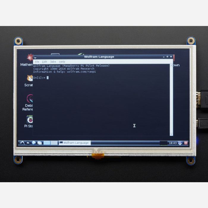 HDMI 7 800x480 Display Backpack - With Touchscreen