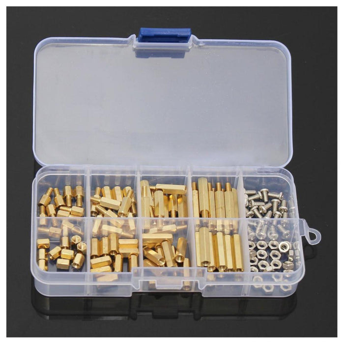 120Pcs M2.5 Male Female Brass Standoff Spacer set 10x M2.5 6mm Brass Female-Female Spacers