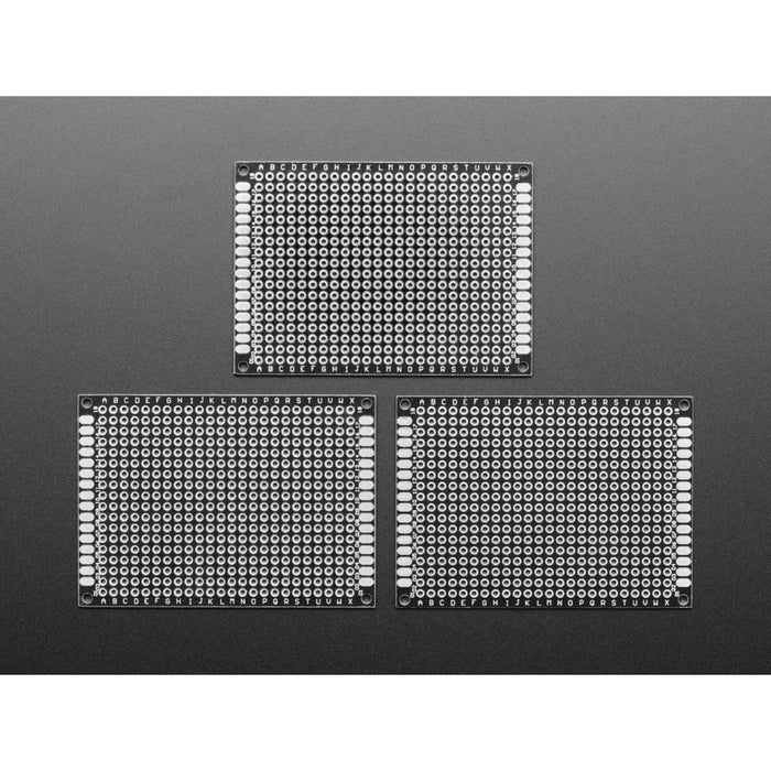 Universal Proto-Board PCBs 5cm x 7cm - 3 Pack