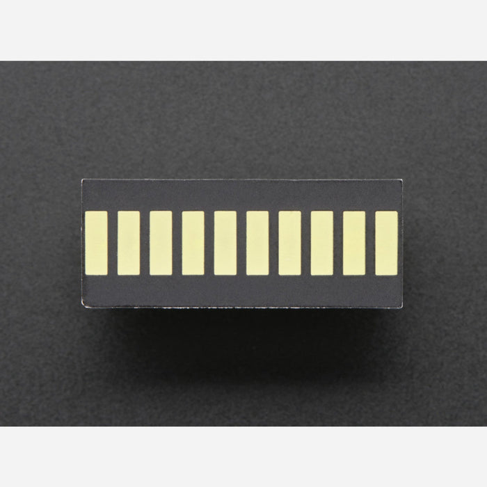 10 Segment Light Bar Graph LED Display - White [KWL-R1025WB-Y]