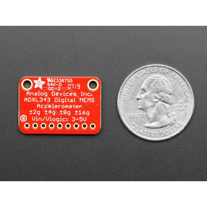 ADXL343 - Triple-Axis Accelerometer (+-2g/4g/8g/16g) w/ I2C/SPI