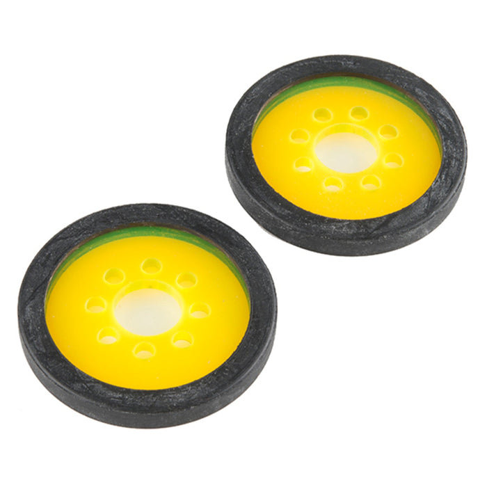 Precision Disc Wheel - 2 (Clear Yellow, 2 Pack)