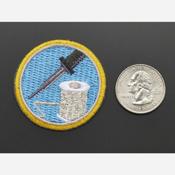 Learn to solder - Skill badge, iron-on patch