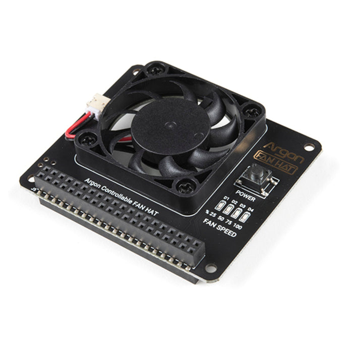 Argon40 Fan HAT for Raspberry Pi 4, 3B, and 3B+