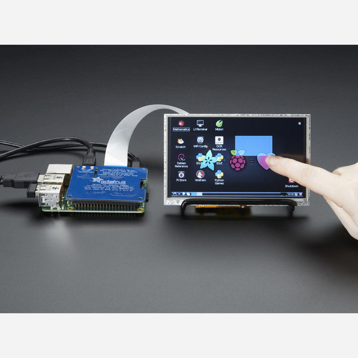 Adafruit DPI TFT Kippah for Raspberry Pi with Touch Support