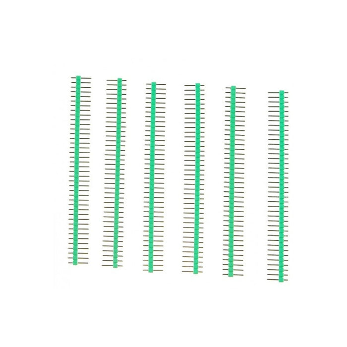 Arduino Male Pin Headers | 0.1 (2.54 mm) Straight Green