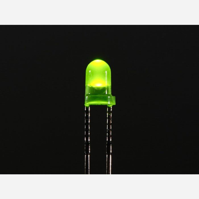 Diffused Green 3mm LED (25 pack)