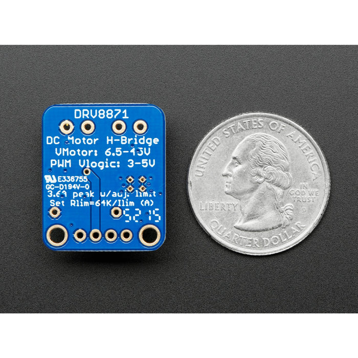 Adafruit DRV8871 DC Motor Driver Breakout Board - 3.6A Max