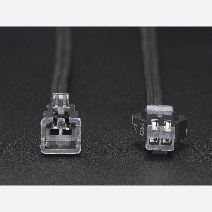 2-pin JST SM Plug + Receptacle Cable Set