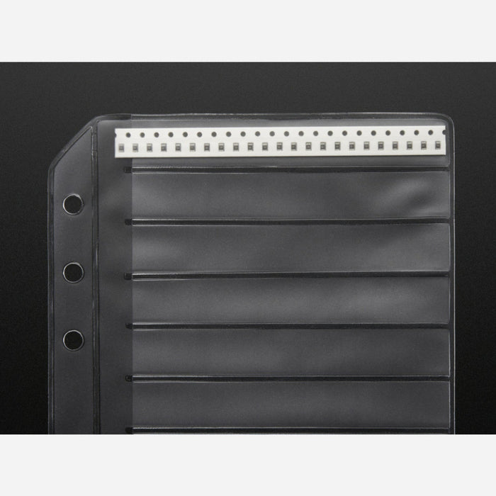 Blank SMT Storage Pages for 12 strips of 8mm Tape - 5 Pages