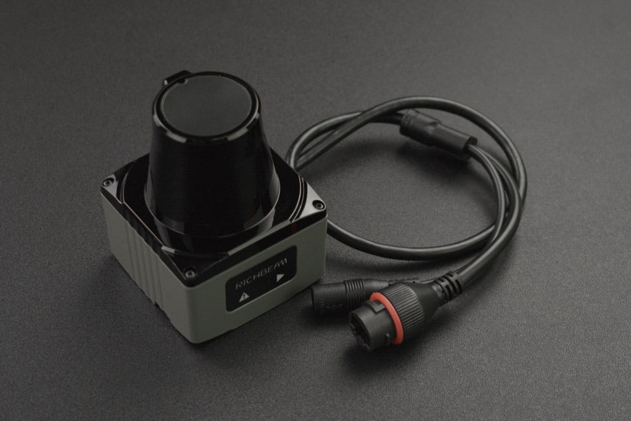 LakiBeam 1S - 270 Degree Industrial-grade Single-line 2D ToF LiDAR (15m, 12V, Ethernet UDP, IP65)