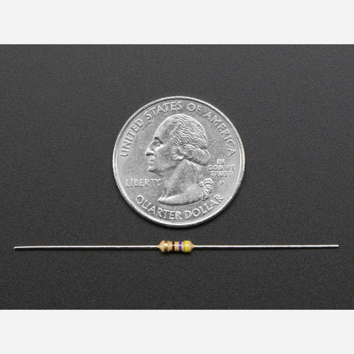 Through-Hole Resistors - 470 ohm 5% 1/4W - Pack of 25