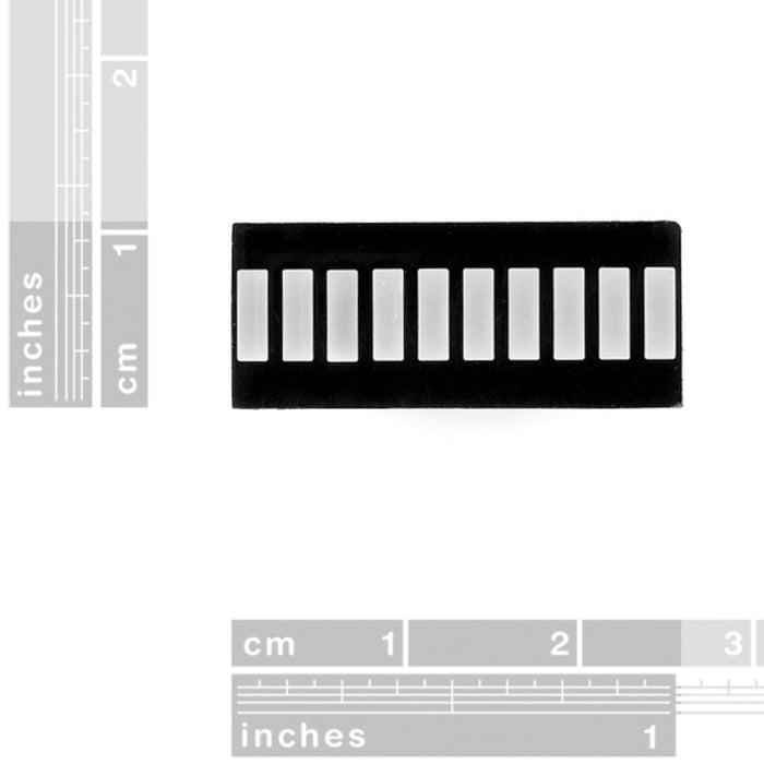 10 Segment LED Bar Graph - Blue