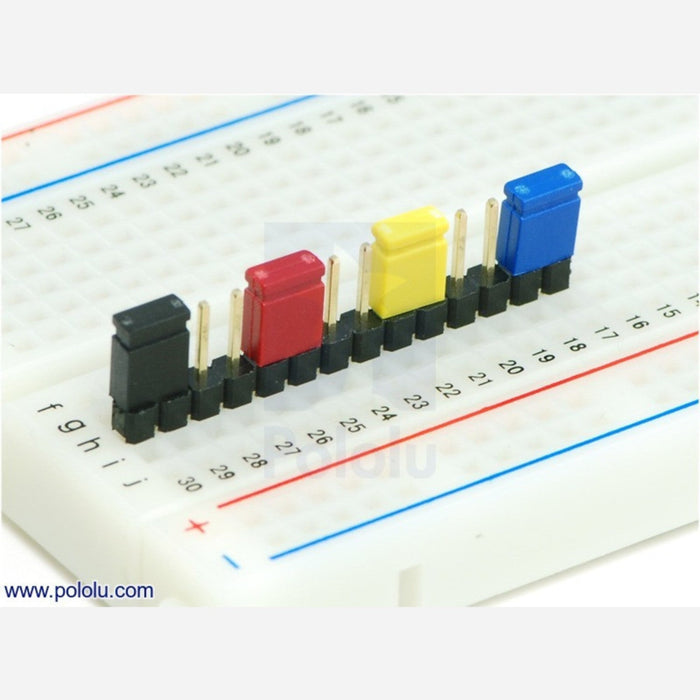 0.100 (2.54 mm) Shorting Block: Black, Top Closed