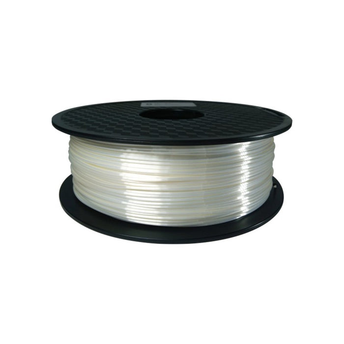 Silk-Like PLA Filament 1.75mm, 1Kg Roll - White