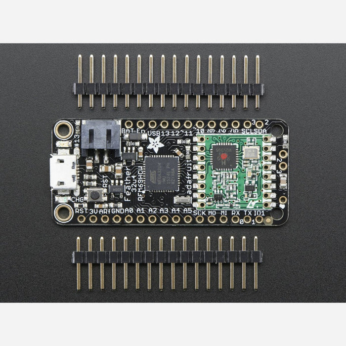 Adafruit Feather 32u4 with RFM69HCW Packet Radio - 433MHz
