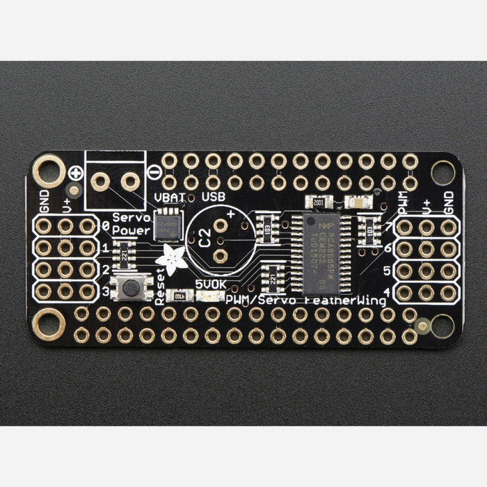 8-Channel PWM or Servo FeatherWing Add-on For All Feather Boards