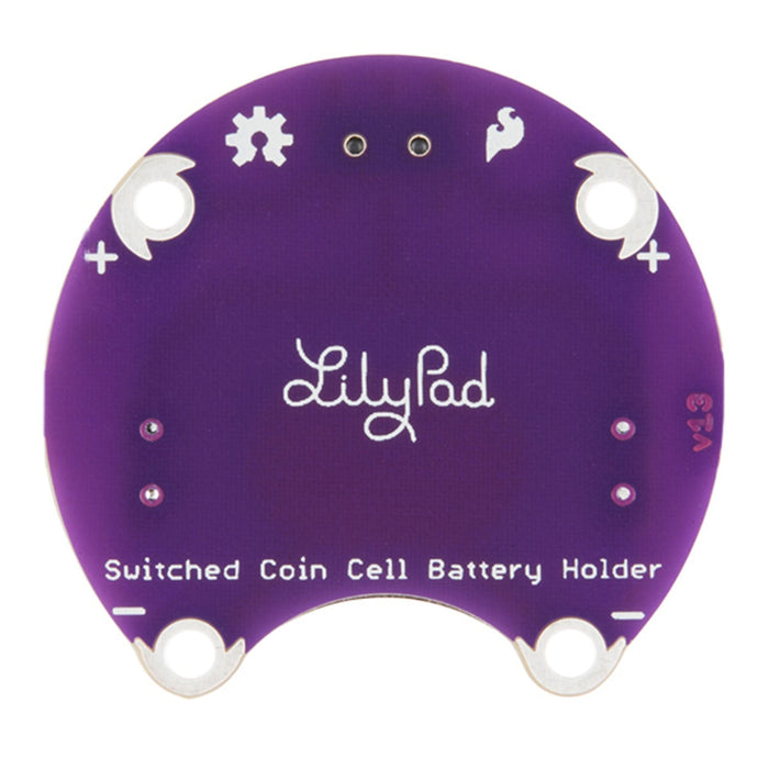 Coin Cell Battery Holder - Switched for Lilypad - 20mm