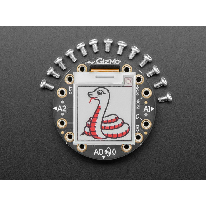 Circuit Playground Tri-Color E-Ink Gizmo - E-Ink Display + Audio Amplifier